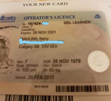 Alberta Driving License and ID Card