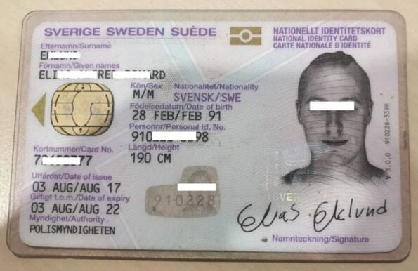 Sweden ID card