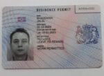 UK Permanent Residence Permit Card