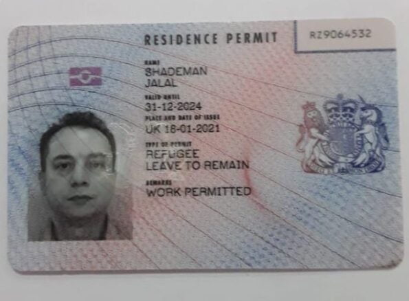 UK brp card