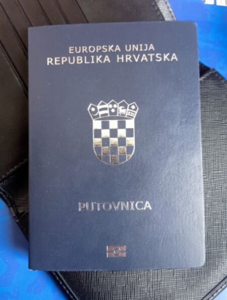 Fake Croatian Passport new