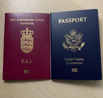 Fake Danish Passport USA