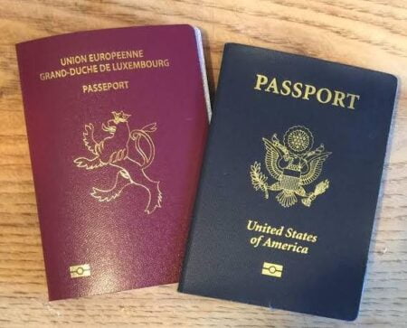 Fake Luxembourg Passport