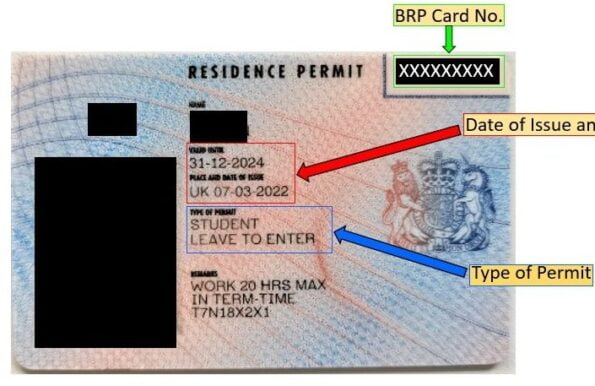 UK Biometric RP card